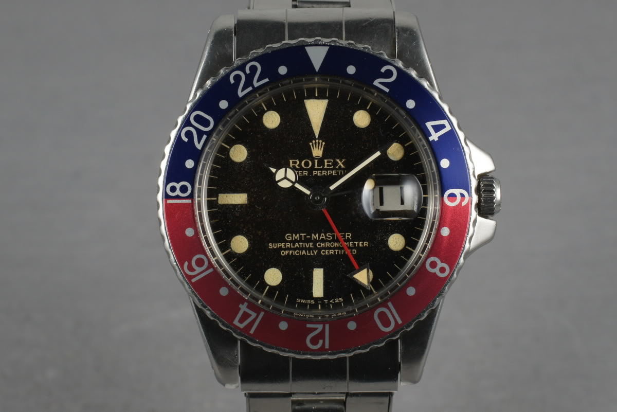 rolex gmt gilt dial