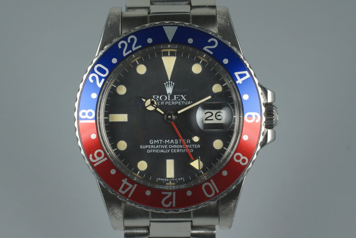 1984 Vintage Rolex GMT Master 16750 