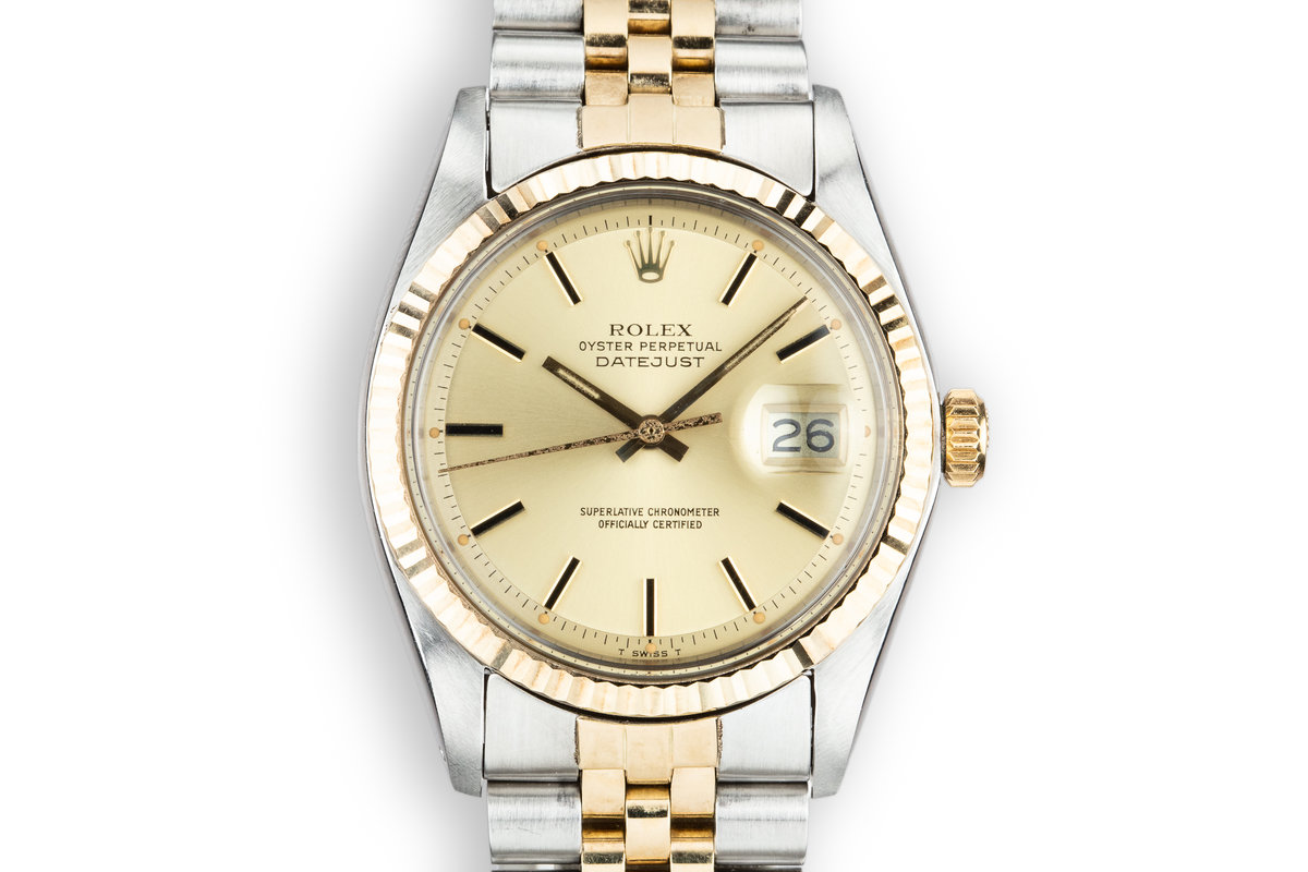 rolex 1601 two tone