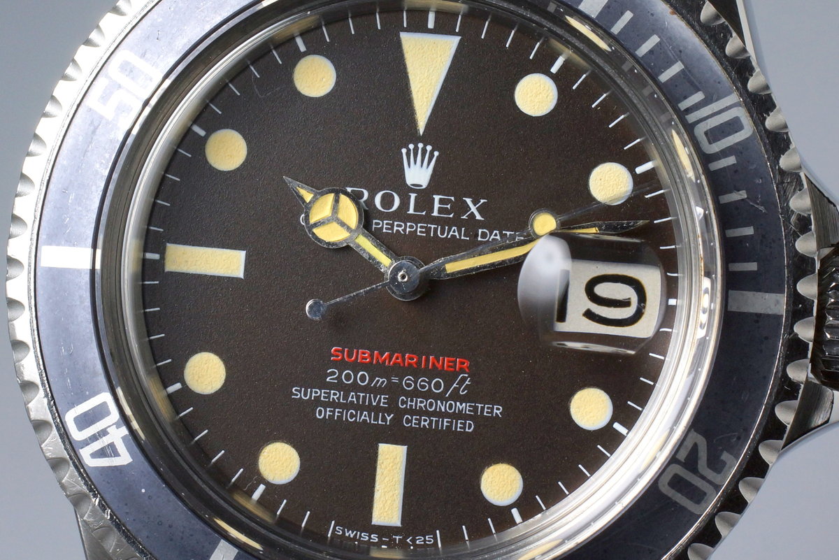 rolex red submariner meters first