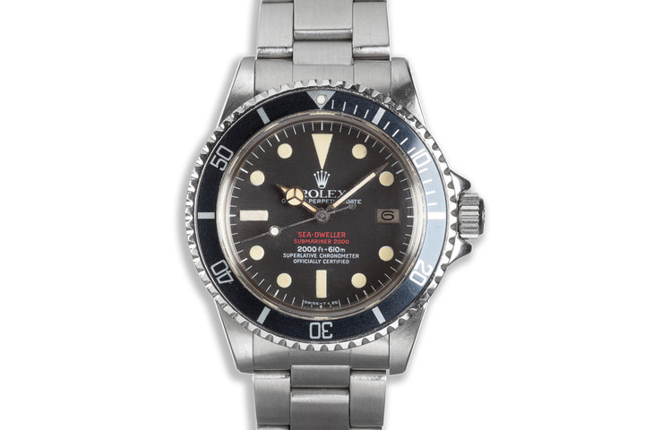 1977 Rolex Double Red Sea-Dweller 1665 Mark IV Dial photo