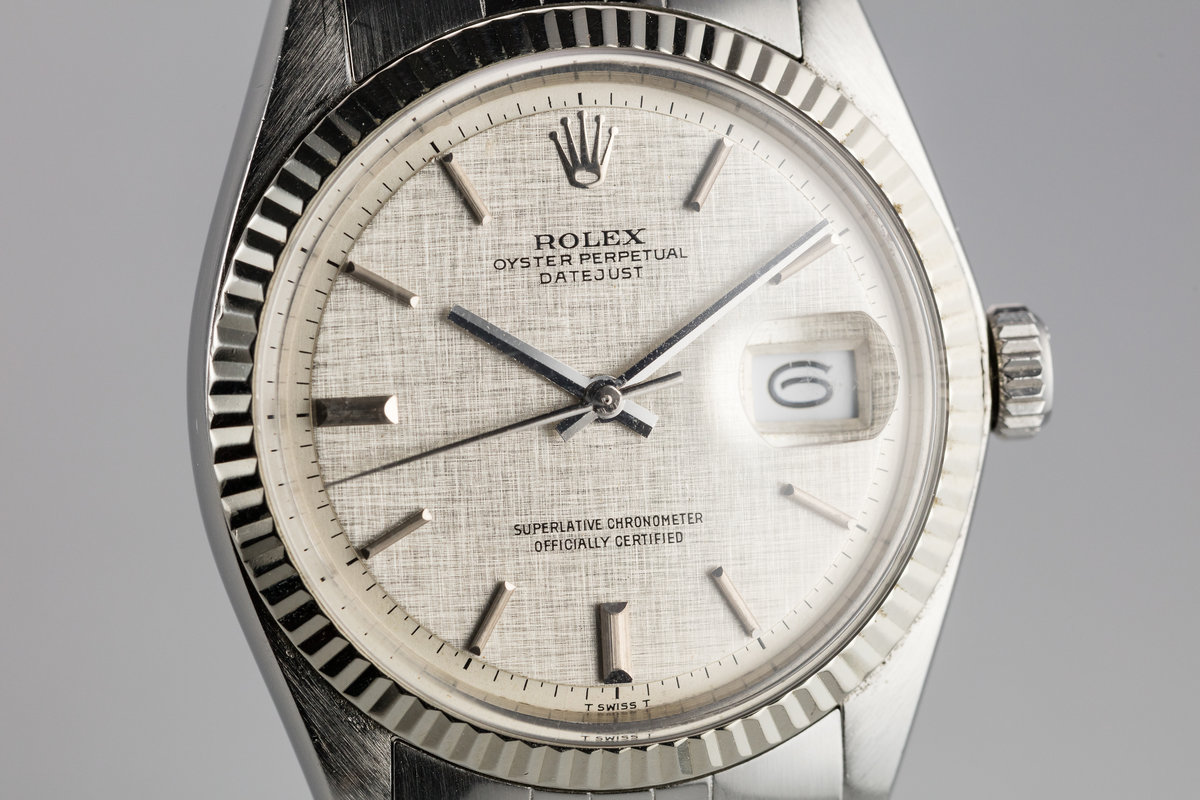 rolex 1601 linen