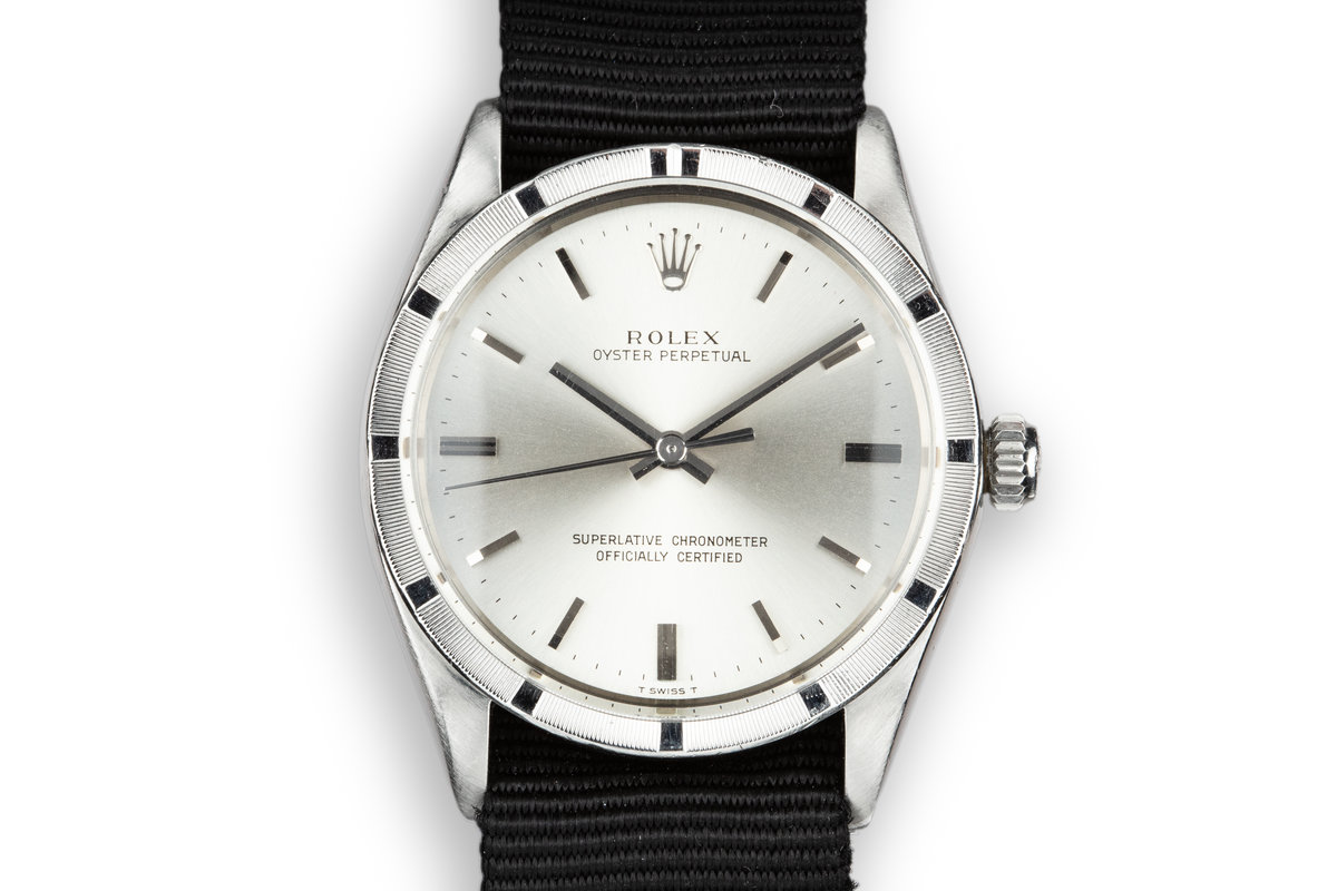 HQ Milton - 1967 Vintage Rolex Oyster Perpetual 1007 Silver Dial, Inventory  #A3