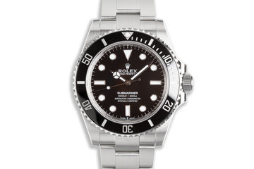 2020 Rolex Submariner 124060 No Date 41mm with Box & Card photo