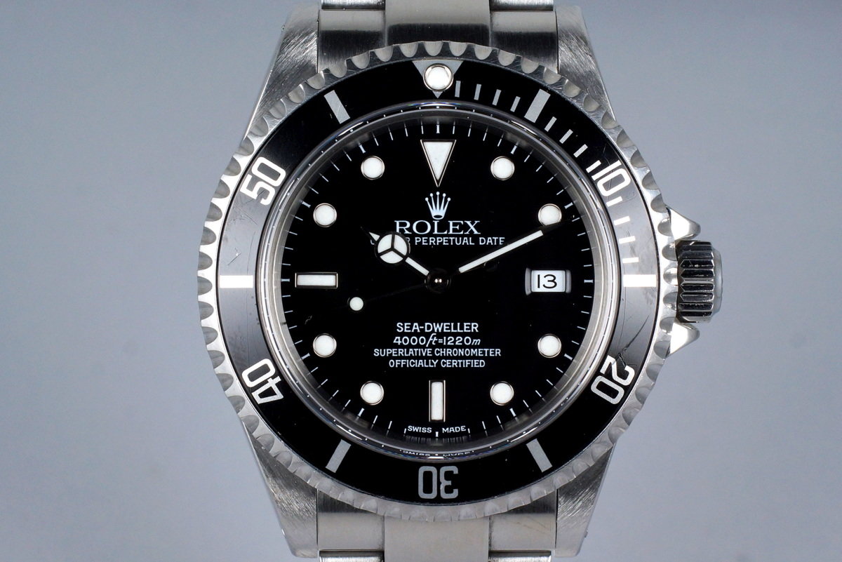 2001 Rolex Sea Dweller 16600 