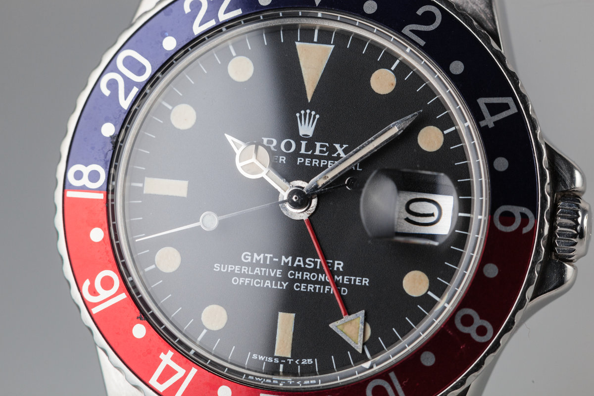 rolex gmt master pepsi 1970