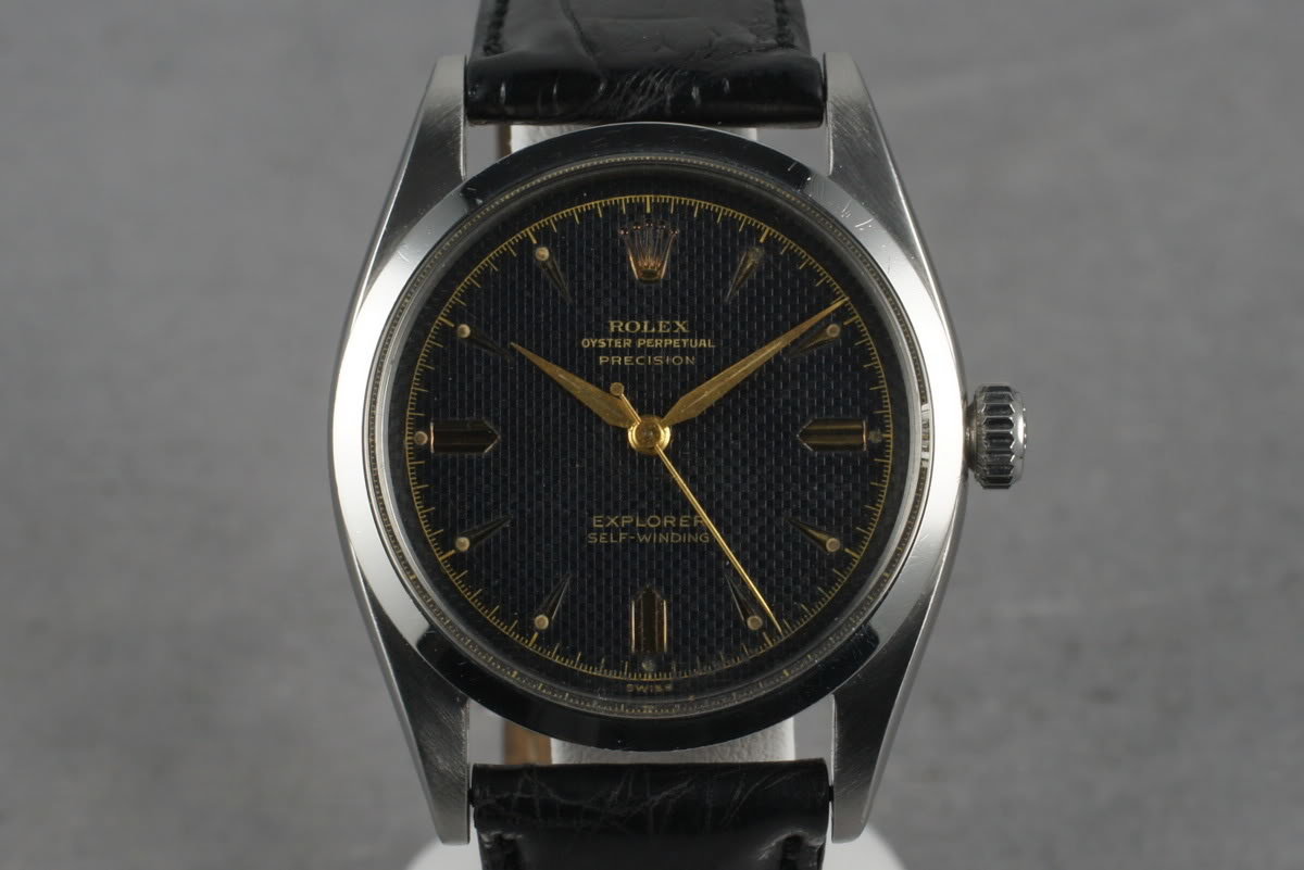 HQ Milton - 1953 Vintage Rolex Explorer 6298 with Gilt Waffle Dial ...