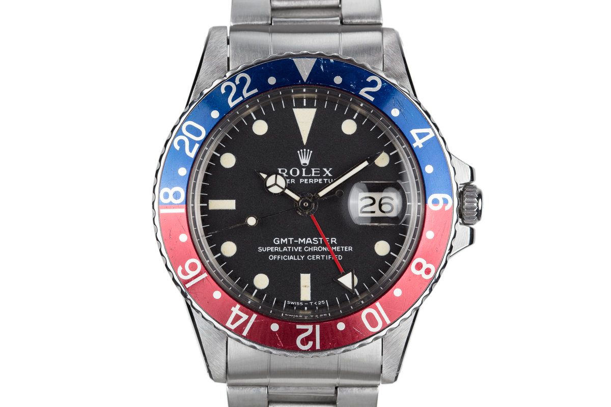 HQ Milton - 1970 Vintage Rolex GMT-Master 1675 \