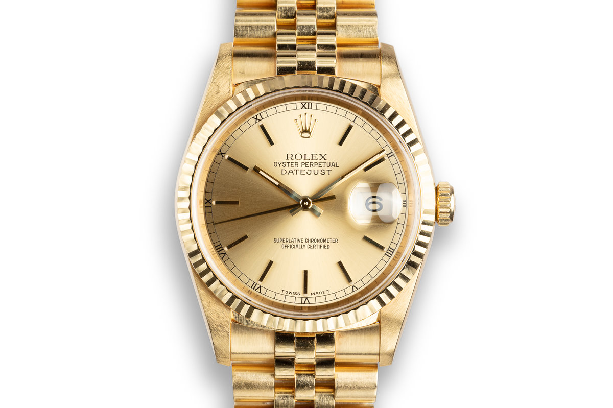 rolex datejust 16238