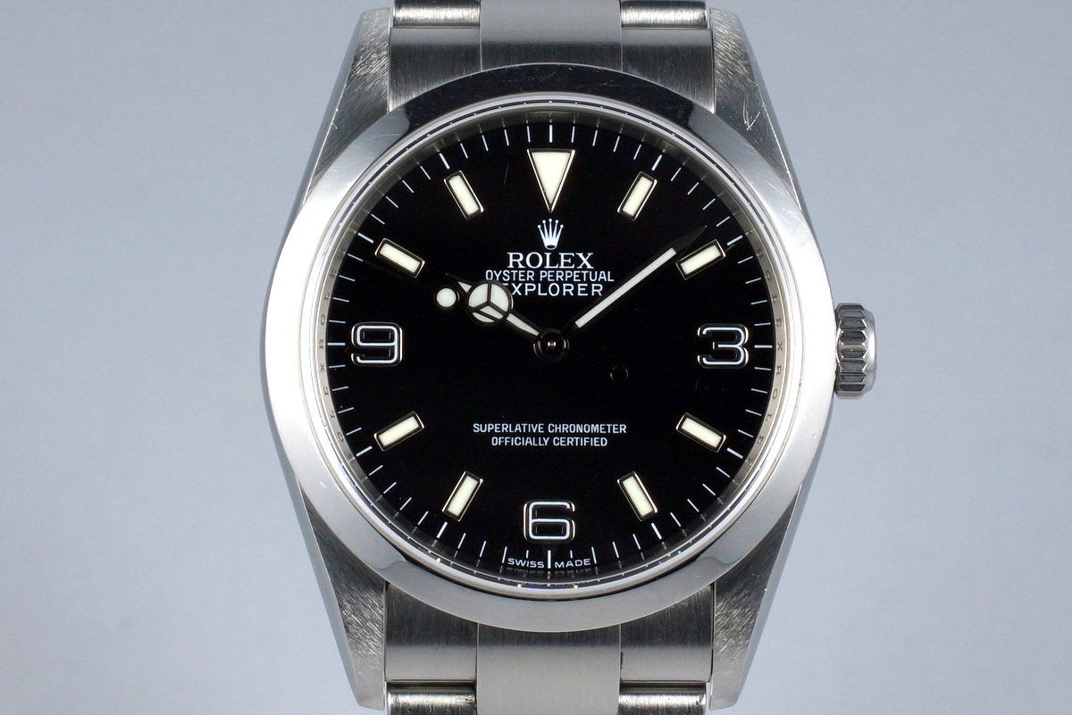 2007 Rolex Explorer 114270 with Box and 