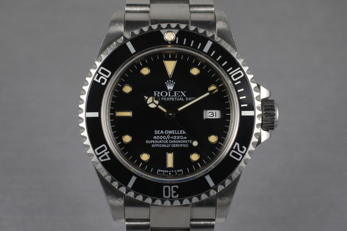 1991 Rolex Sea Dweller 16600, Inventory 
