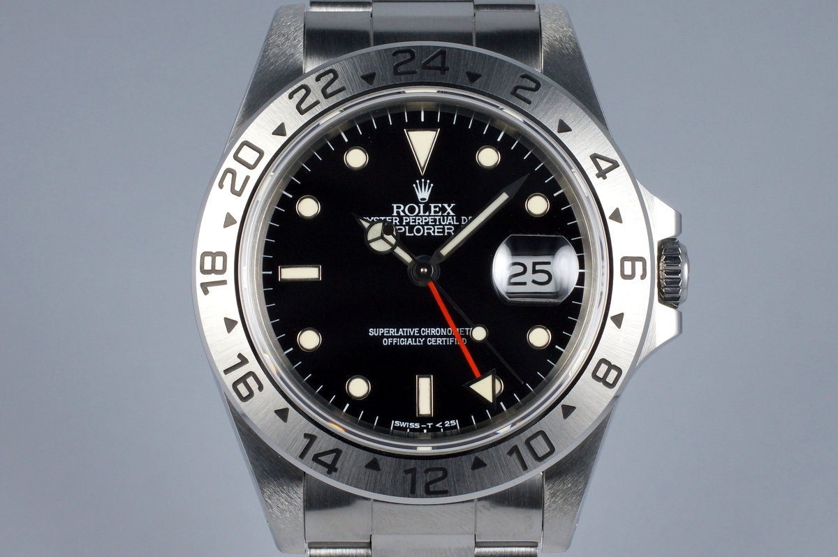 1994 Rolex Explorer II 16570 Black Dial 