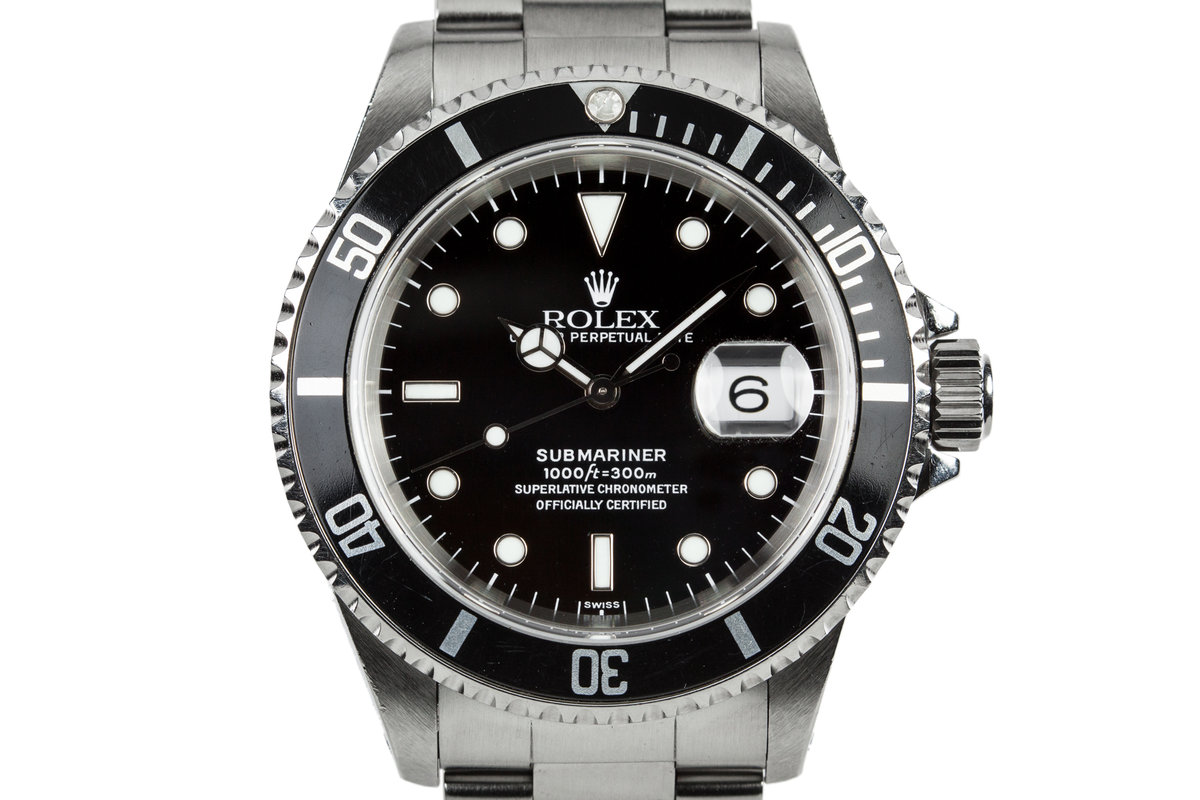 rolex submariner swiss only dial