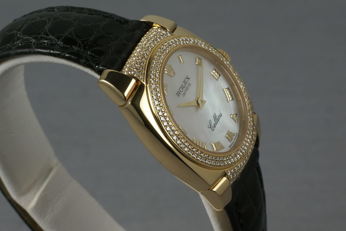 HQ Milton - Rolex Cellini 18K MOP Dial + Diamonds on case and bezel 6311,  Inventory #721