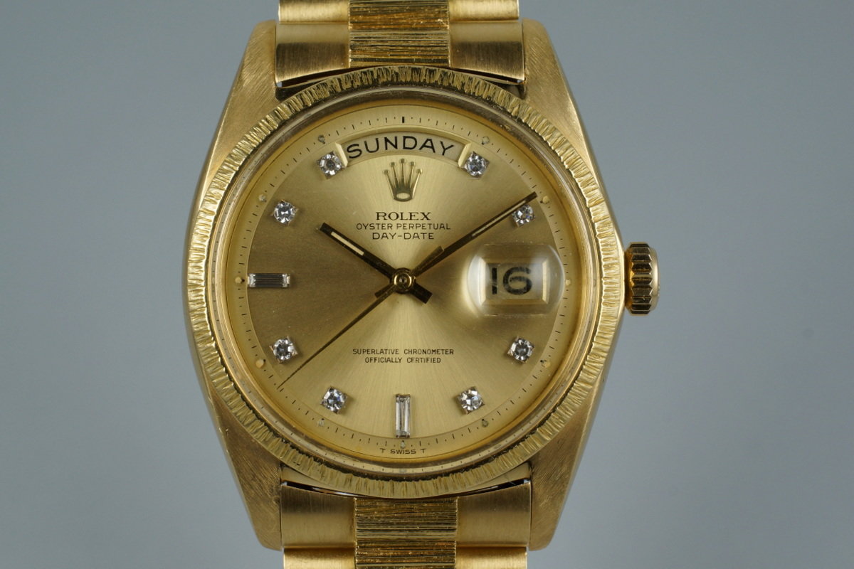 1968 Vintage Rolex YG Day-Date 1807 