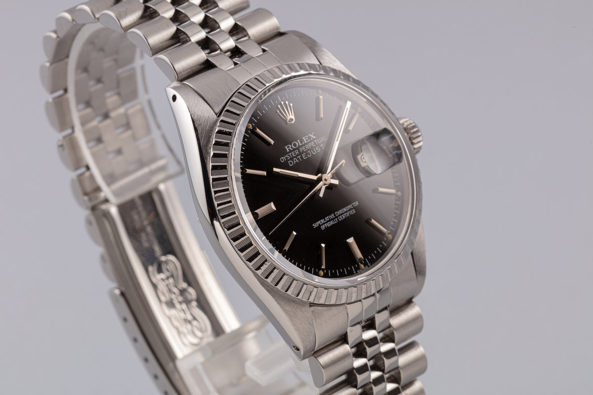 HQ Milton - 1980 Vintage Rolex Datejust 16030 Black Dial, Inventory #A3533