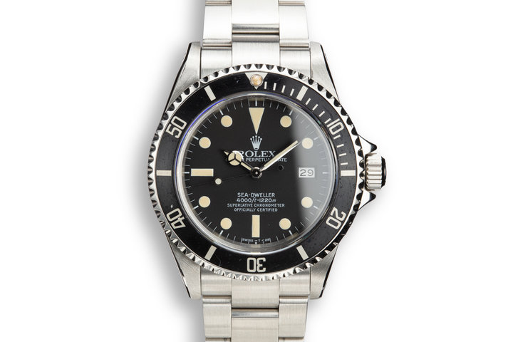 1982 Rolex Sea-Dweller 16660 Matte Dial with Rolex Service Papers photo