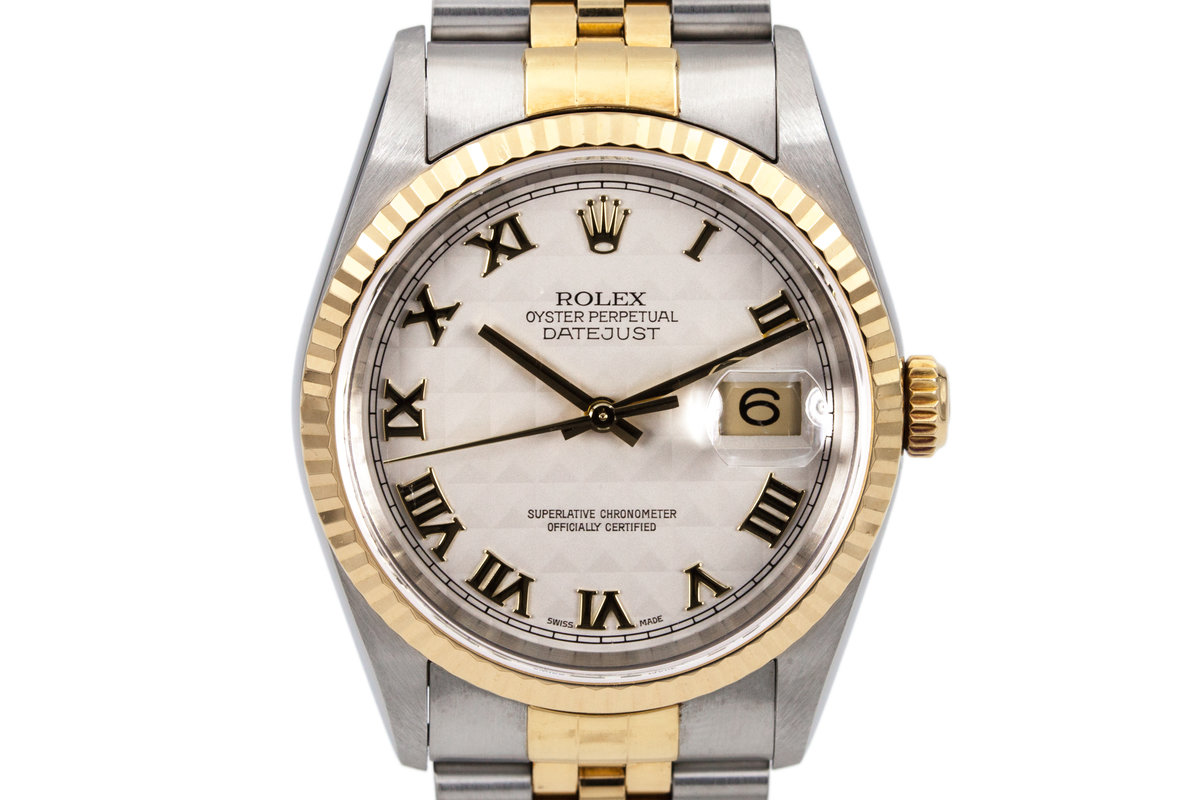 rolex datejust pyramid dial