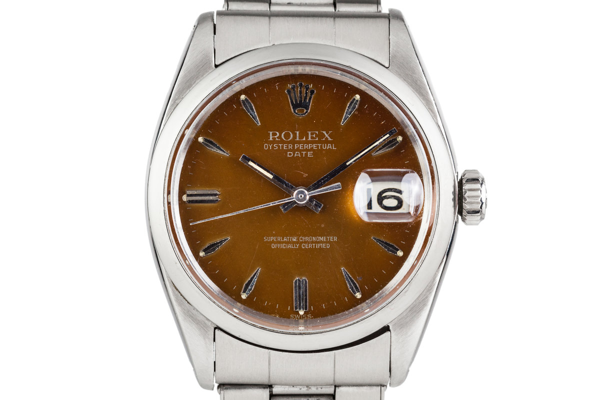 1961 Rolex Date 1500 with Tropical Dial photo, #0