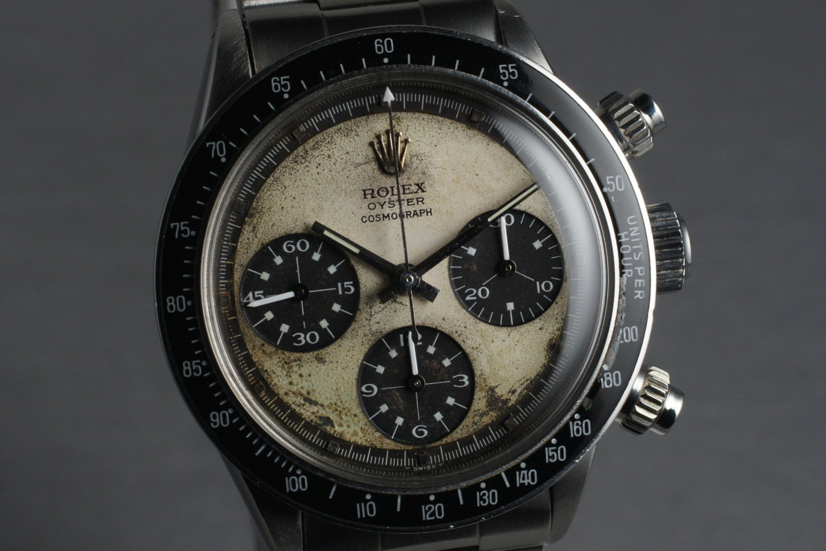 Hq Milton 1970 Vintage Rolex Daytona 6263 Paul Newman With Box And Papers Inventory 3901