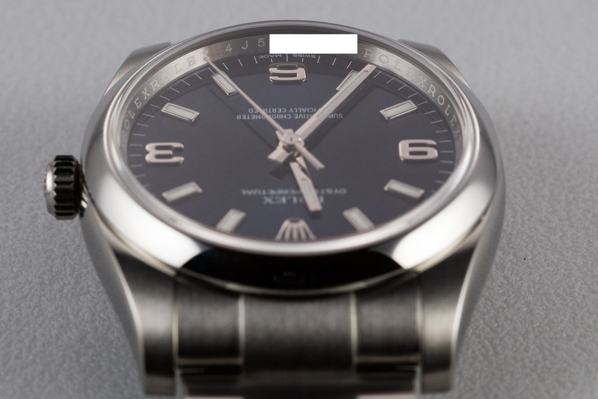 Hq Milton 17 Rolex Oyster Perpetual 1140 With Blue 3 6 9 Dial Inventory A1416