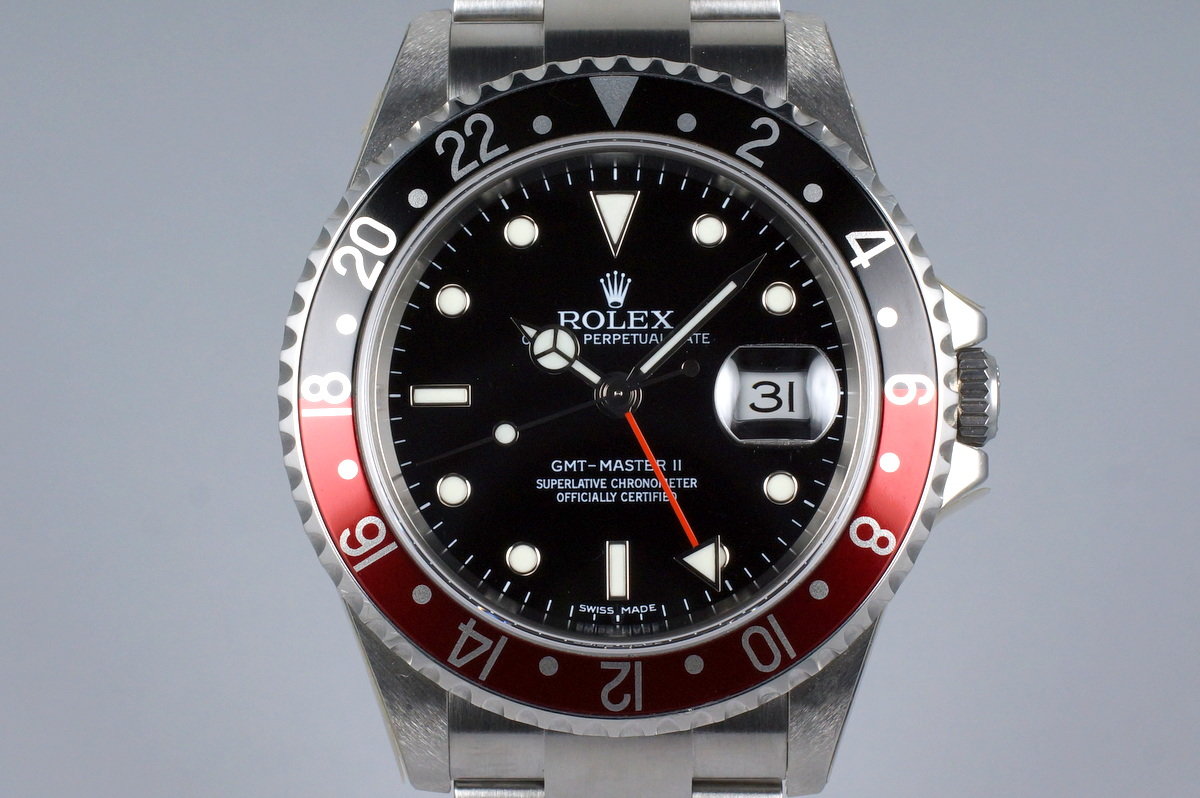 rolex gmt master ii 16710 stick dial