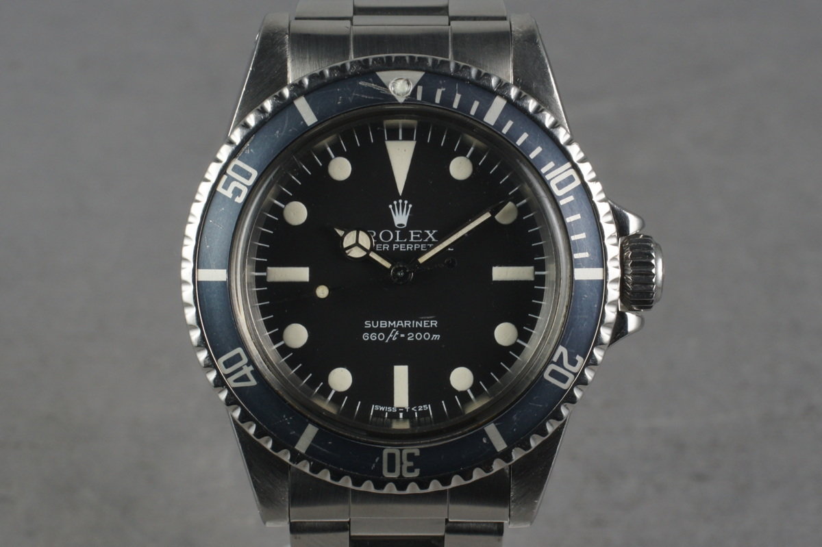 HQ Milton - 1978 Vintage Rolex Mk III Maxi Dial Submariner 5513, Inventory  #2557