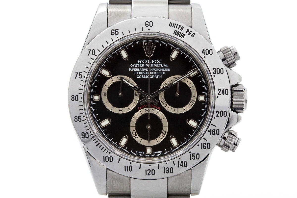 HQ Milton - 2007 Rolex Daytona 116520 Black Dial, Inventory #8380