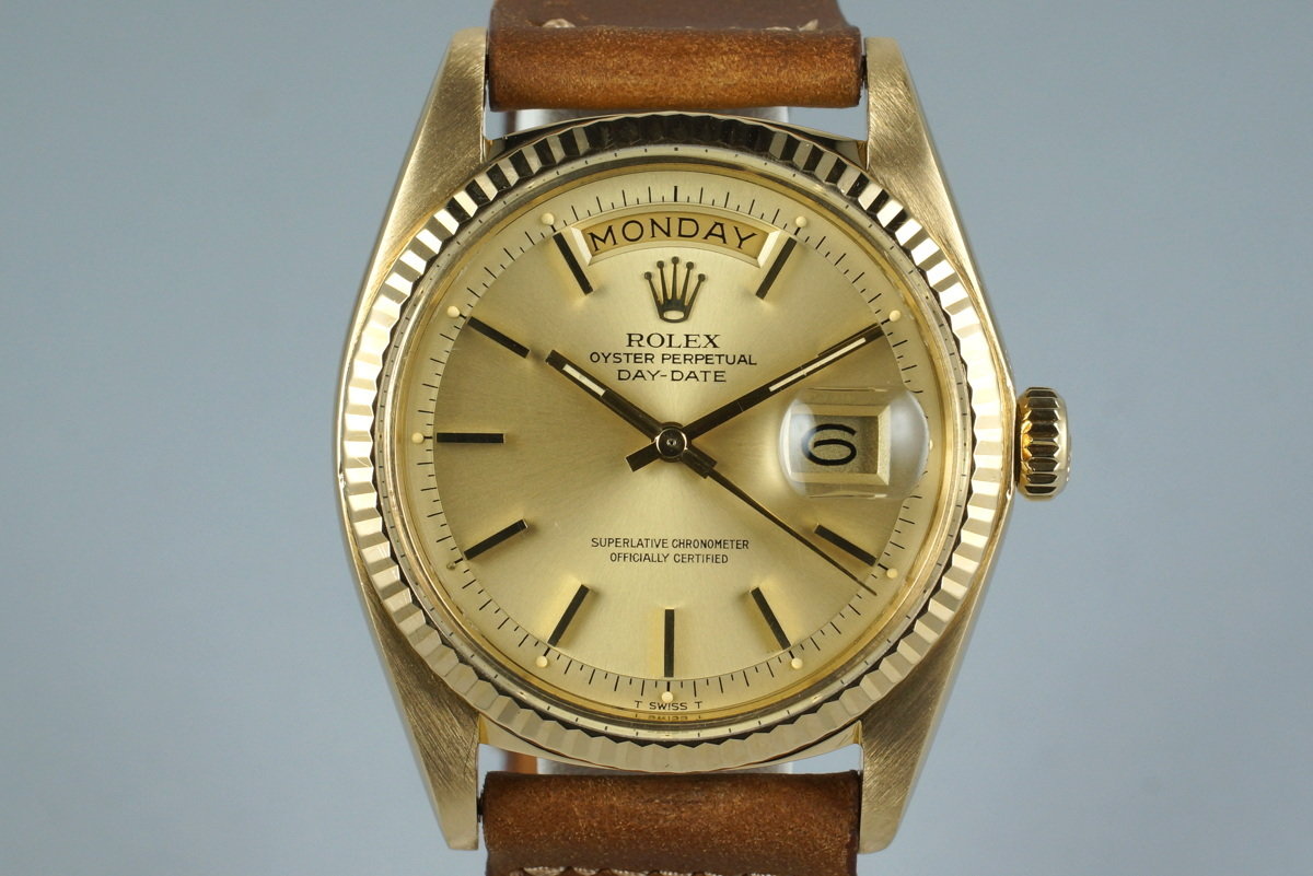 1973 Vintage Rolex YG Day-Date 1803 