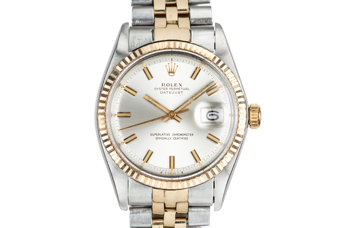 rolex datejust 1601 two tone