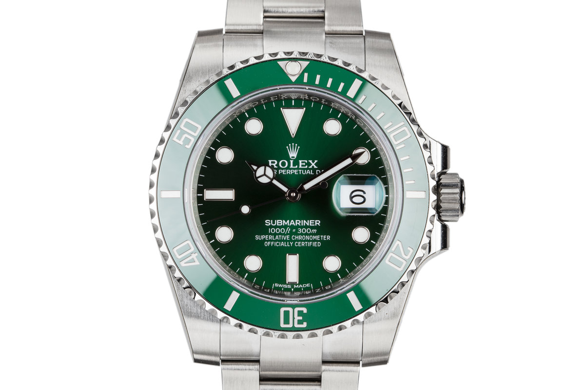 hulk rolex 2018