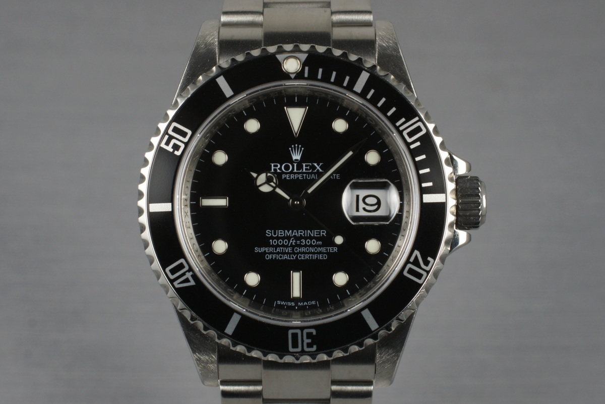 HQ Milton - 2007 Rolex Submariner 16610T, Inventory #3115