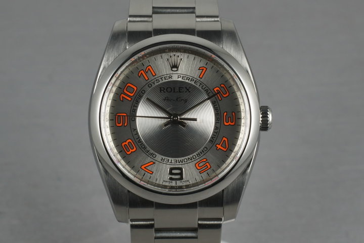 rolex air king concentric dial