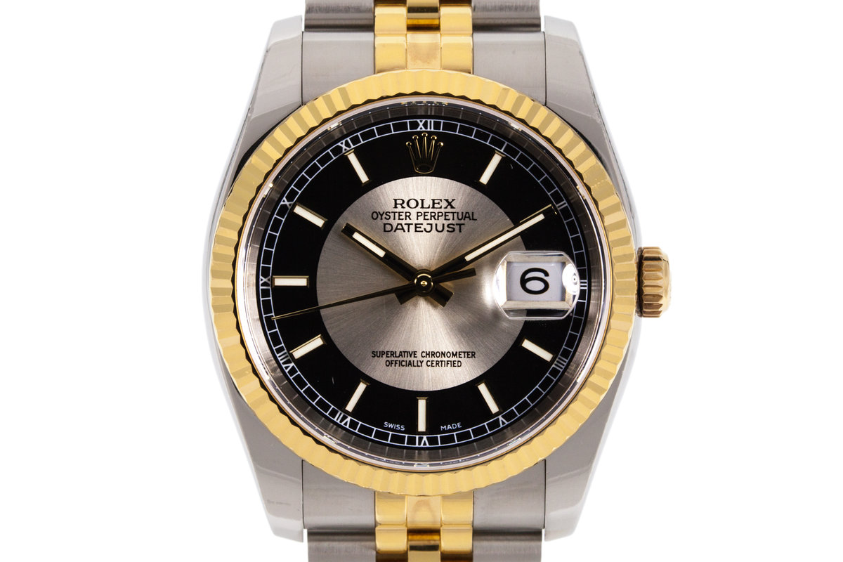 datejust tuxedo dial