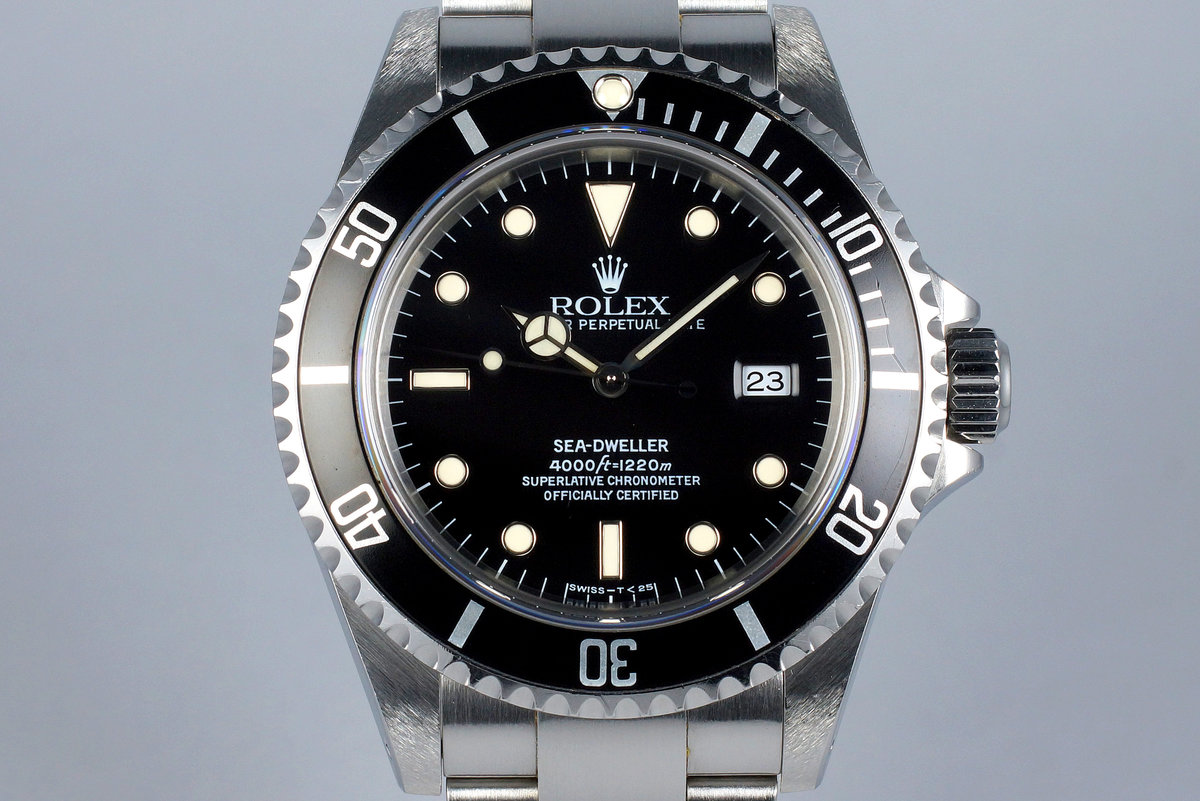 1998 Rolex Sea Dweller 16600, Inventory 